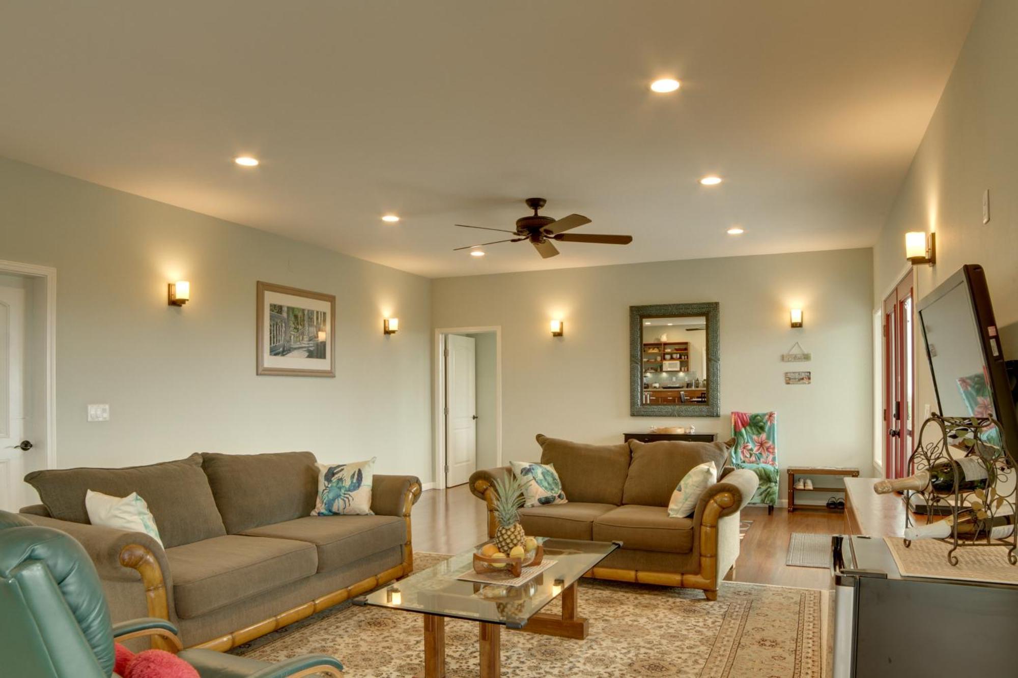 The Aloha Green House Retreat With Ocean Views! Naalehu Εξωτερικό φωτογραφία